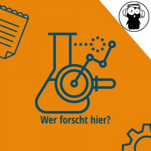 Logo des Podcast "Wer Forscht Hier?"