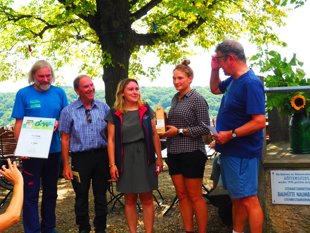 Die Drittplatzierten vom Malerweg aus der Sächsischen Schweiz