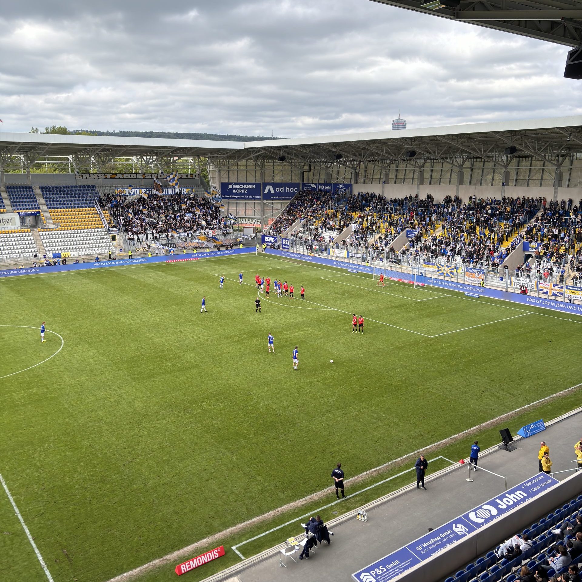 Der FC Carl Zeiss Jena im Duell mit der VSG Altglienicke