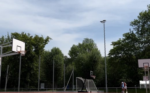 Das Unisport-Gelände des Unisport-Zentrums