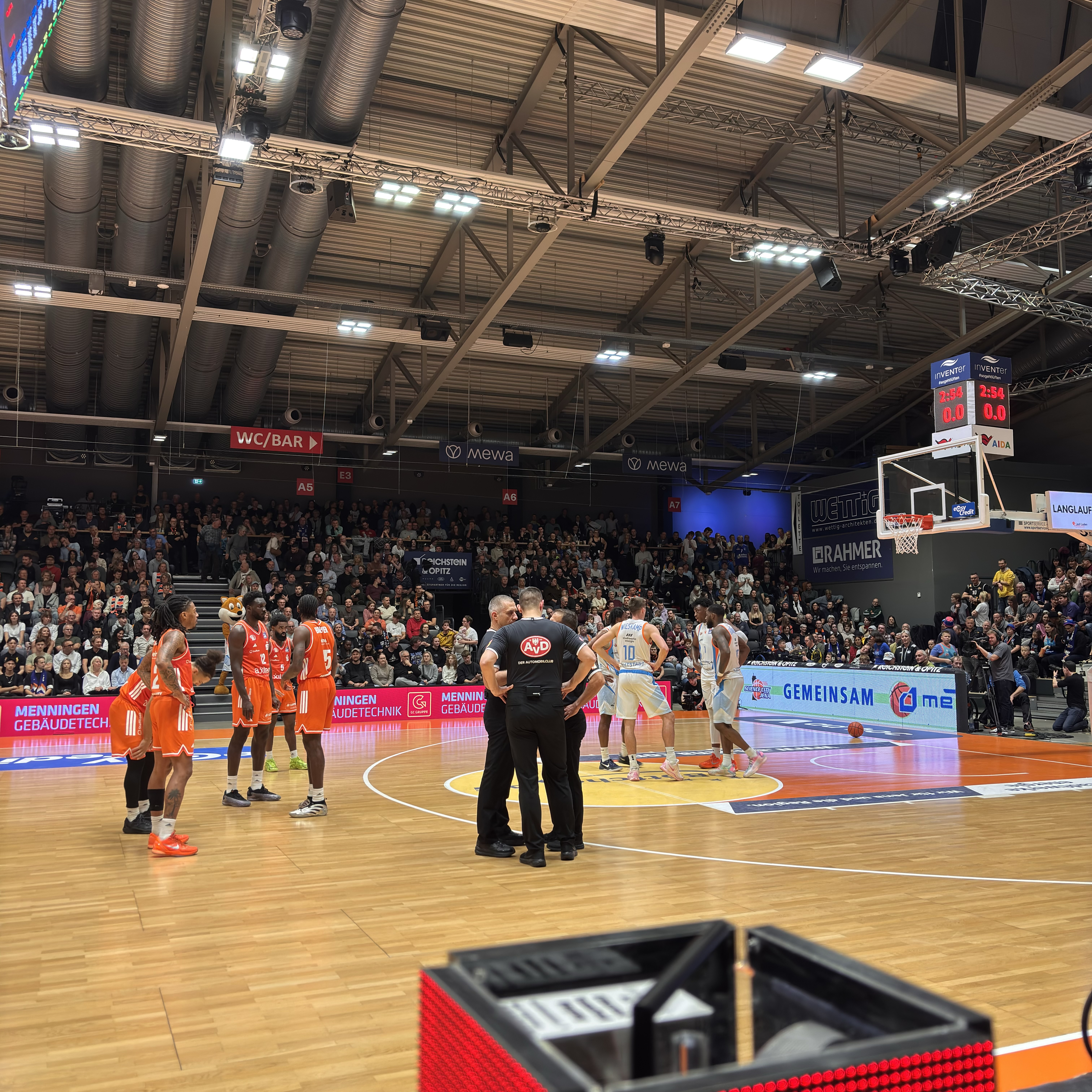 Science City Jena im Duell mit Chemnitz 99ers