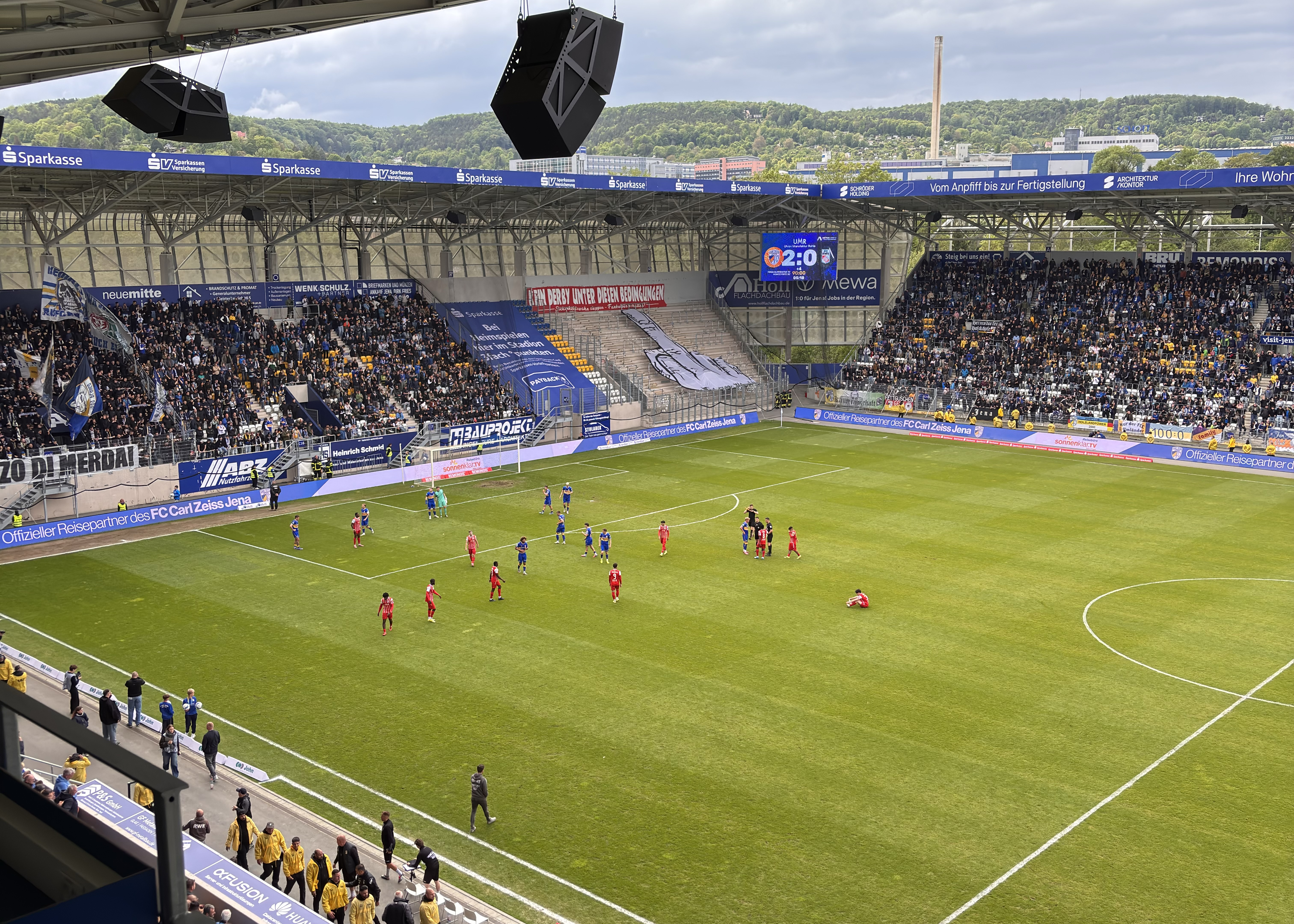 Die Enttäuschung war dem FCC trotz des Derbysiegs anzusehen